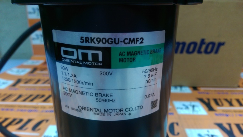 ORIENTAL MOTOR 5RK90GU-CMF2 AC MAGNETIC BRAKE MOTOR - PLC DCS
